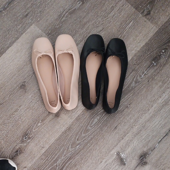 A New Day Women's Flats - Cream and Black - Picture 11 of 11